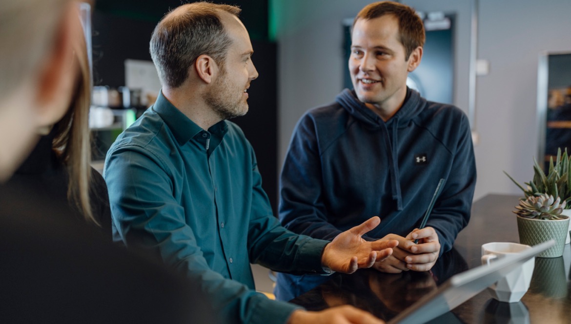 Foto von Dominik Geibel und Matthias Wolf