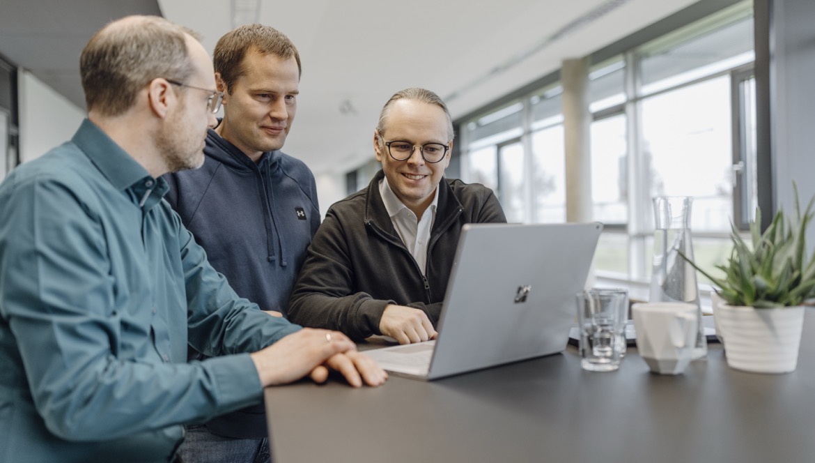 Foto von Falko Ebe, Dominik Geibel und Matthias Wolf